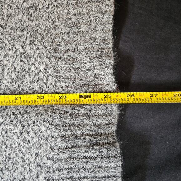 Express Gray Wool Blend Sweater Cardigan Size S Casual Minimalist Professional - Picture 9 of 9